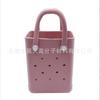 Bolsa de Playa, Bolso Impermeable, Bolso de Hombro Grande, Bolsa Perforada de Eva para Mascotas, Bolsa para Guardar Traje de Baño de Gimnasio, Cesta de Verduras