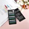 Etiquetas de Índice Ultrafinas, Marcadores de Teclas Transparentes, Notas Adhesivas Coloridas Estilo Coreano, Notas Mensajeras Impermeables de Mascota, Pegatinas N Veces