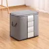Caixa de Armazenamento de Roupas Dobrável Plana para Debaixo da Cama Saco Extra Grande para Colchão Organizador de Saco para Guarda-Roupa Caixa de Armazenamento Venda por Atacado de Fábrica