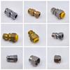 Accesorios de gas Tubería de gas de latón Adaptador rápido recto Adaptador de rosca de alambre interior de metal
