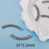 Accesorios de bricolaje de joyería de aleación, media pulsera de bambú, media pulsera de loto con giro, accesorios para codos, pulsera hecha a mano, material de pulsera.