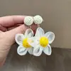 Brincos de Flor de Renda Super Fada para Mulheres, Novo Estilo Primavera e Verão, Versátil, High-End, Novos Brincos de Venda Quente de Nicho, Atacado