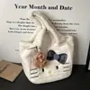 Bolso Relleno Estampado de Leopardo para Mujer 2025 Nuevo de Moda Invierno Único Lindo Bolso de Hombro Gran Capacidad Bolso Tote para Viajes Diarios