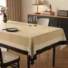 Mantel de Mesa de Lujo Ligero de Gama Alta, Resistente al Calor, Impermeable, a Prueba de Aceite, Lavable, Cubierta de Mesa con un Ambiente Vintage, Mantel para Mesa de Café Resistente a las Manchas