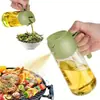 Nova Garrafa Borrifadora de Óleo Transfronteiriça 470ml 2 em 1 Vidro Doméstico Cozinha Garrafa de Óleo Borrifador de Óleo Comestível Atomizado e Versátil para Borrifar e Despejar