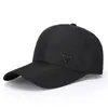 Nuevo Sombrero Moda para Hombres de Mediana Edad y Mayores Sombrero de Sol Casual Primavera y Otoño Gorra de Béisbol Triángulo Logo Letra Gorra con Visera