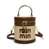 2026 Bolsa Transversal de Grande Capacidade para Mulheres, Bolsa Transversal Fashion, Bolsa de Mão com Letras de Alta Qualidade, Bolsa Balde para Maquiagem