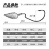 Nuevo producto: Gancho de Cabeza Plomada para Circuito de Obstáculos con Broche Rápido, Señuelo Anti-Enganche, Anzuelo Curvo Reforzado de Balanceo Inferior, Montaje Texas para Lubina de Superficie