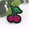 Etiqueta Bordada de Fruta al por Mayor Forma de Piña Sandía Sello Bordado Parche de Tela Bordada Accesorios para Ropa Accesorios