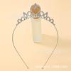 Novos acessórios para cabeça infantil, faixa de cabelo de princesa, coroa, noiva, menina, acessórios de coração, fabricantes de acessórios de cabelo por atacado