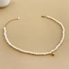 Collar de Perlas Naturales de Agua Dulce Estilo Francés Elegante y Delicado Collar Versátil Estilo Corte Femenino Diseño de Nicho Sensación de Lujo Ligero