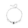 Joyas de Memoria de Amor Joyería de Celebrante de Internet con Proyección de Amor Pulsera de Regalo para Pareja 100 Idiomas para Mujer