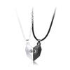 Collar de Pareja Piedra de los Deseos Sol Luna Amor Simple Moda Piedra Imán Diseño Nicho Colgante Día de San Valentín Venta al por Mayor