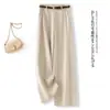 Pantalones de Mujer de Pierna Ancha Ajustados, Nuevo Estilo Otoño 2026, Cintura Alta, Adelgazantes, Casuales, Elegantes, Pantalones de Pierna Recta con Caída, Modernos
