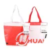 Bolsa de Tote Tejida con Recubrimiento de PP para Ropa, Bolsa de Compras Impresa a Color, Bolsa Impermeable Engrosada para Llevar, Bolsa Tejida Compuesta al por Mayor