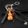 Doce Signos del Zodiaco Calabaza de Madera de Durazno con Llavero de Barra de Oro Hebilla de Cinturón de Cuero Colgante de la Suerte Zodiacal Regalo de Negocios