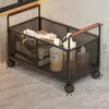 Prateleira de Banheiro Mesa Doméstica Armário Debaixo de Grande Capacidade Prateleira Multifuncional Banheiro Com Rodas Carrinho de Armazenamento Móvel