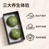 Fábrica Hongxing Bola de jade para handball bola de fitness para ancianos bola de salud bola de fitness para manos de jade Fénix verde venta al por mayor
