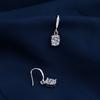 Deseo Amazon nuevos aretes clásicos de gancho para la oreja de cuatro garras, banquete de boda, de alta calidad, aretes accesorios versátiles para niñas