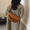 Bolsa de Sillín Ligera de Alto Valor Yan para Uso Diario, Versátil, de Nicho, Nueva 2024, Comercio Transfronterizo, Moda de Viaje, Bolso de Hombro