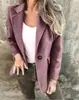 Amazon Transfronterizo Europeo y Americano Nuevo Aliexpress Otoño e Invierno 2025 Traje Chaqueta de Lana Cortavientos Casual Ropa para Mujer