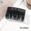 Grampo de Cabelo Colorido Qiyue Ps Transparente de Alta Qualidade Tipo Tubarão para Mulheres Estilo Coreano Versátil Doce Acessório de Cabelo Atacado