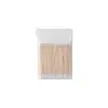 Manicura DIY Pegamento para Desbordamiento de Esmalte Bastoncillo de Algodón con Punta Palillo de Madera Ultra Fino Bastoncillo de Algodón Desechable para Limpieza de Ranuras de Uñas