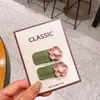 Grampos de Cabelo de Feltro Outono e Inverno Gato de Desenho Animado Frutas Franja Infantil Conjunto de Presilhas Acessórios de Cabelo Simples e Frescos para Bebê