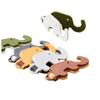 Soporte portátil pequeño para teléfono móvil, bonito llavero de elefante, soporte multifuncional plegable para escritorio