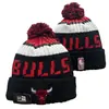 Chapéus de Tricô para Time de Basquete Mais Vendidos no Atacado, Chapéus de Tricô Unisex para Casal Raptors Bulls, Disponíveis para Dropshipping em Conjuntos de Dez, Versátil