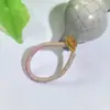 Llavero de Nudo de Diamante DIY con Gradiente de Colores, Colgante Decorativo, Hebilla de Anillo, Adorno para Colgar en el Coche, Decoración para Colgar en Bolsos, Fábrica de Accesorios Hechos a Mano