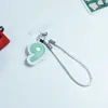 Novo Strap de Celular Pingente Digital de Couro da Huayang, Chaveiro Criativo Personalizado para Bolsa, Acessório Fofo