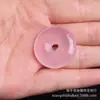 Pingente de Ágata do Brasil Jade de Gelo Calcedônia Rosa Cuia Unissex Jade Buda Maitreya Fivela de Segurança Pingente Ornamentos Atacado