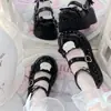 Moda Diaria 2025 con Dulces Faldas Nuevas, Zapatos de Cuero Estilo Soft Girl, Versátiles y Lindos Zapatos Mary Jane de Suela Gruesa Lolita