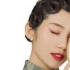 Pendientes de botón de perla de agua dulce de alta gama, estilo coreano, aguja de plata S925, aretes de moda de lujo ligero para celebridades de internet, venta al por mayor de fábrica