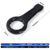 Llave de impacto negra de alta resistencia con mango recto, llave Torx de cabeza única, 65 engrosada, 36 acciones de martillo, 38 impactos, 90 tamaño grande, 95