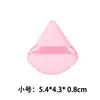 Esponja de Terciopelo de Cristal Triangular Suave de Doble Uso para Polvos Sueltos Aplicador de Maquillaje