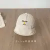 Sombrero de Pescador de Ala Corta Bordado Hueco de Secado Rápido para Bebé Sombrero de Cubo Primavera Verano Unisex Niños Bebés Pequeños Sombrero de Protección Solar