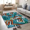 Suministro directo de fábrica tendencia geométrica graffiti alfombra para sala de estar dormitorio vestidor alfombrilla de cocina felpudo venta al por mayor