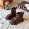 Botas Martin para Niña 2026 Otoño/Invierno Forro Delgado Zapatos Infantiles Botas Martin Estilo Británico Elegantes Versátiles Botas de Moda para Niña