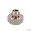 Conexiones Rápidas de Cobre Roscadas Interna y Externamente de 4/6 Pulgadas para Tubería de PE de 2/3 Pulgadas Dispensador de Agua Potable Directa