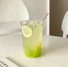 Taza de Vidrio para Té de Frutas Resistente a Altas Temperaturas, Gran Capacidad, Taza de Café Simple Estilo Americano, Taza de Té de Limón para Uso Doméstico en Verano, Taza para Té de Leche