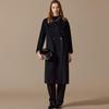 Abrigo de Lana de Camello 100% Forrado para Mujer, Versión Engrosada de Invierno para Figuras Petite, Abrigo de Lana Cálido y de Alta Gama