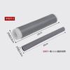 Capa de isolamento térmico anti-escaldante para alça Wok Pá de ferro de fundo plano Pá de silicone resistente a altas temperaturas com panela Bing Big Spoon