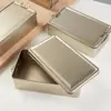 Caja de Lata para Galletas y Dulces con Cierre, Rectangular de Pastelería de Piña, Snack de Tiramisú, Caja de Regalo con Cierre