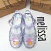 Zapatos Melissa para Mujer 2025 Pastel de Fresa Helado Corazón Sandalias Romanas Zapatos Fragantes Melissa Playa para Mujer
