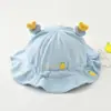 Gorro de pescador fino para bebé recién nacido, súper bonito, para primavera y otoño, para niña, con protección solar para verano