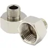 Conexão de cobre para junta 1/2 dente interno x 3/8 dente externo transfronteiriça 3 dentes internos x 4 dentes externos enchimento 4 dentes internos x 3 dentes internos externos