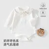 Ropa para bebé recién nacido, mameluco tipo triángulo de algodón puro Clase A, mameluco sin costuras para todas las estaciones para recién nacidos, Ropa para bebé Anyang