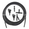 Manguera de 5 m con Boquilla de Ventilador para Lavaparabrisas Conector de Manguera Kit de Manguera para Lavaparabrisas 4805742Ab